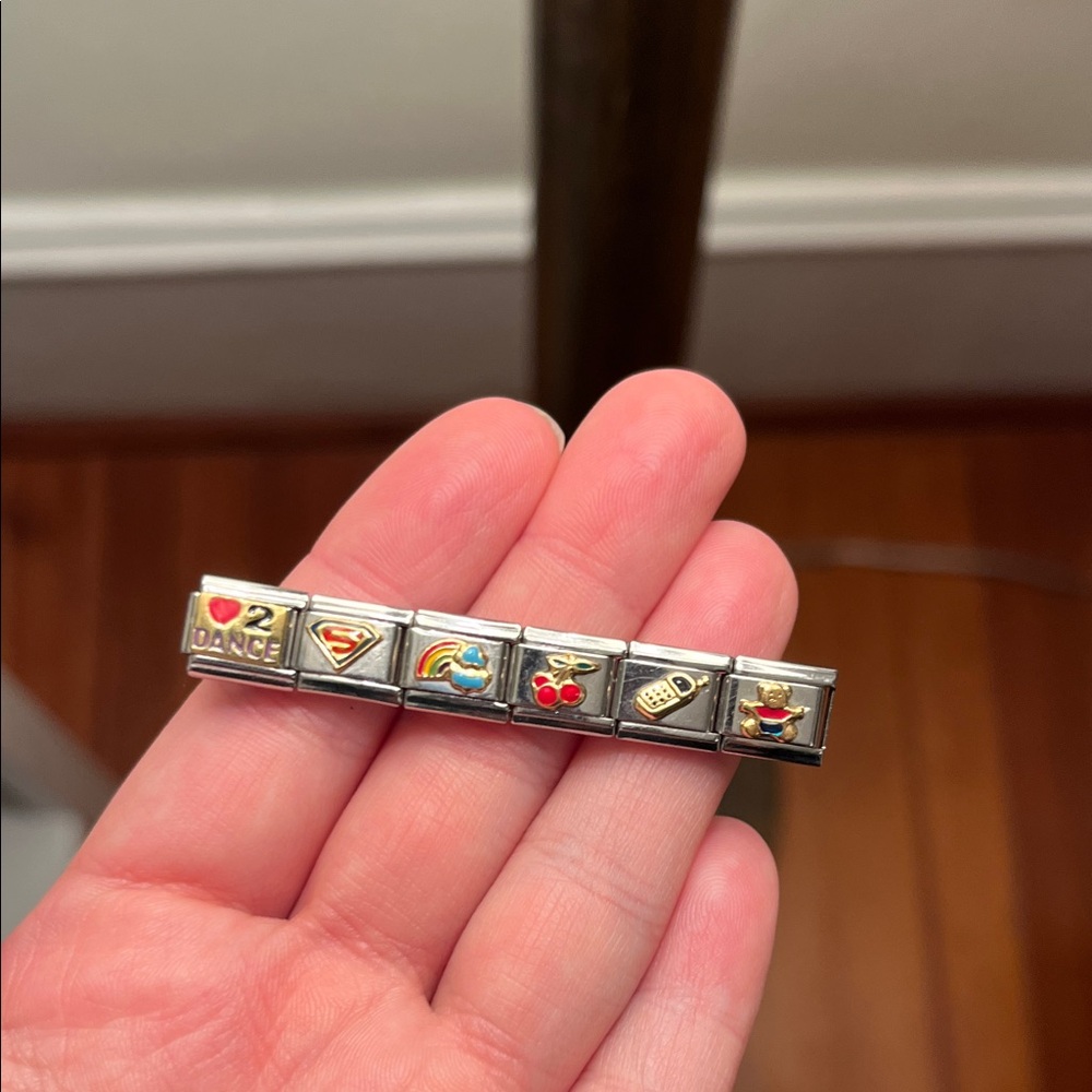 Vintage Italian Charm Bracelet – 6 Charms